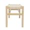 Hello Honey® Fernway 18" Solid Wood and Woven Rope Entryway Bench